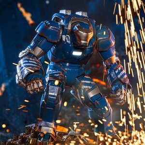 comicave钢铁侠手办合金可发光 漫威正版 1/12伊果模型金属mk38