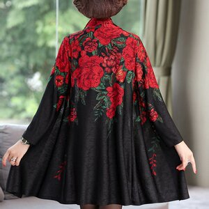 中老年人外套披风女