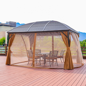 户外阳光房楼顶露台花园简易组装移动房子铝合金庭院设计凉棚亭子