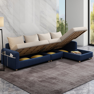 布艺沙发组合可收纳