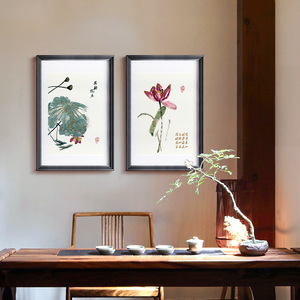 实木相框挂墙字画装裱表中国画书法框架画框外框定做任意尺寸定制