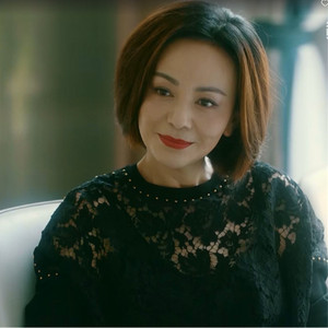 流金岁月雪姨王琳谢嘉茵同款黑色蕾丝衫镂空上衣女性感打底衫宽松