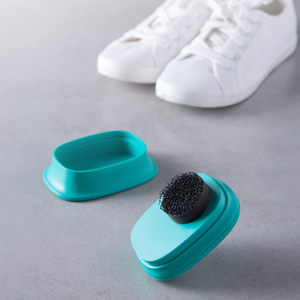 日式皮鞋鞋油便携式鞋擦神器帆布鞋清洁剂多功能家用保养刷鞋海绵