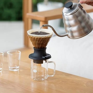 HARIO聪明杯 日本V60滤杯 手冲咖啡玻璃过滤杯浸泡茶套装器具