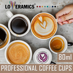 loveramics爱陶乐经典egg彩色espresso咖啡shot杯80ml配碟子包邮