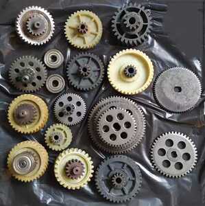 科密碎纸机维修rt-17d碎纸机配件4×38mm齿轮comet铁齿轮胶齿轮