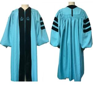 美国哥伦比亚大学博士服 哥大硕士服 学生毕业礼服 本科学位服