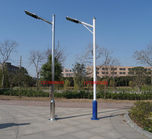 6米不锈钢监控立杆小区路灯庭院灯led路灯明发灯具批发同款货源