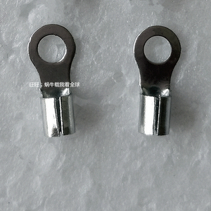 OT2.5 -3-4-5-6-8-10铜鼻子 OT冷压接线端子 RNB圆型裸端头 紫铜