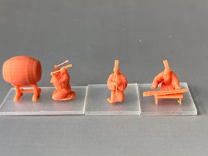 古代历史兵人模型1/72 汉代乐舞-乐队+舞者五人组套装（可拆卖）