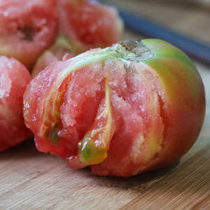 四川生态露天种植老品种水果土番茄农家生吃西红柿新鲜蔬菜有籽子