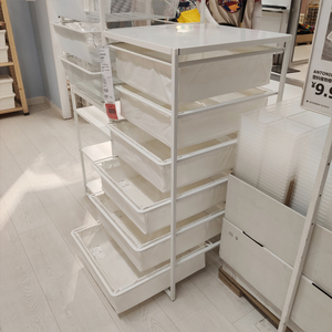 宜家国内代购尤纳赛尔收纳架置物架储物架收纳架落地玩具置物架