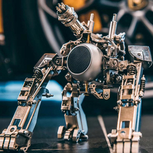 金属机械拼装模型赛博朋克风送男生手办摆件礼物复古潮玩蓝牙音箱