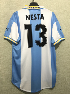 1999-00拉齐奥经典球衣13号nesta章 印齐全18号内德维德少见球衣