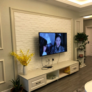 白色文化石墙面电视背景墙促销仿古贴内外墙石膏北欧式店面装饰砖