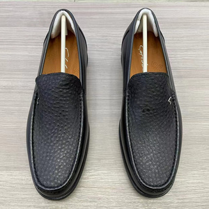 品牌撤柜 孔雀皮套脚夏季商务正装皮鞋男防滑耐磨轻质大底休闲鞋