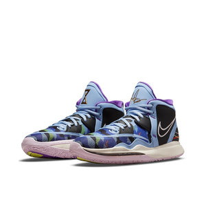 nike kyrie 8 欧文8 蓝紫迷彩 黑白 首发 实战篮球鞋 dc9134-400