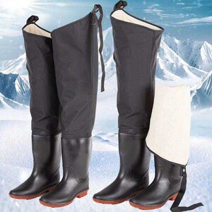 过膝软底插秧靴高筒下水鞋过膝长筒雨鞋捕鱼鞋插秧鞋涉水水田防滑