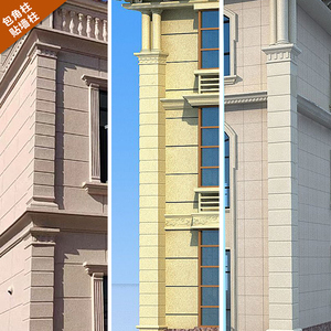 仿砖包角柱方柱模具罗马柱模型贴墙柱水泥柱子欧式模板木工板建筑