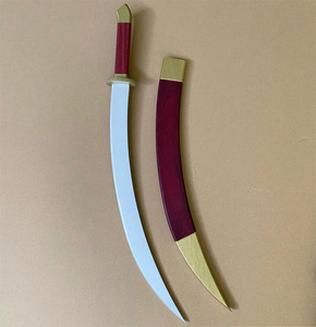 木质仿真蒙古弯刀腰刀草原月亮刀小品表演视频拍摄道具儿童玩具