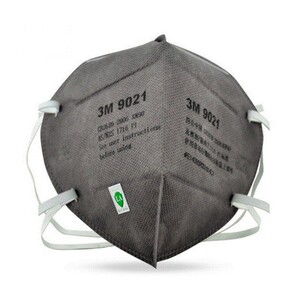 3m9021/9022折叠式防尘口罩灰色耐脏型/防pm2.5雾霾/工业