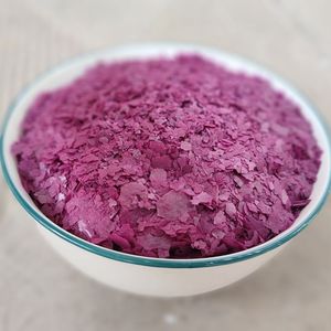 即食原味熟紫薯雪花粉片500克代餐上色烘焙泥馅料地瓜粉果蔬馒头