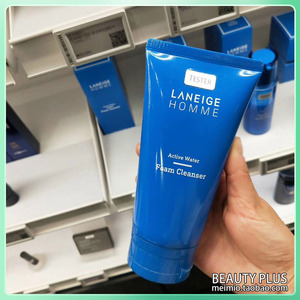 韩国laneige兰芝男士舒润泡沫洁面乳保湿滋润洗面奶150ml深层清洁