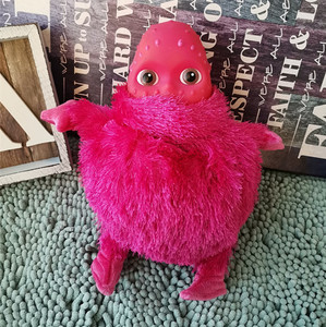 外贸 外单 卡通动漫 个性礼物 搪胶 豆袋 泡泡宝宝 发声 毛绒玩具