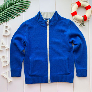 427人付款淘宝宝蓝色毛衣男童秋冬款儿童一体套头衫超柔中大童保暖