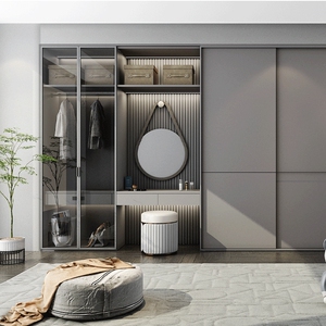 志邦衣柜全屋定制定做走入式卧室整体衣柜餐厅柜衣帽间定金130