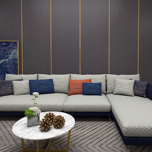 亚度家具全屋定制波托菲诺客厅a057沙发(布)