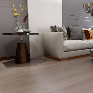 久盛地板 实木地板北欧现代风格灰白色 耐磨环保纯实木家用木地板