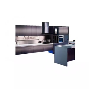 000人付款天猫科勒厨房整体定制橱柜极简轻奢风格金属系列皓月定金