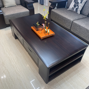 华日楠木世家系列赛油楠木实木茶几收纳柜新中式风格qa/b0592030