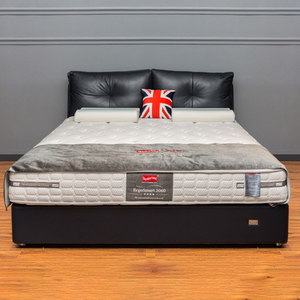 英国 斯林百兰 slumberland 皮艺床 真皮床 威尼斯