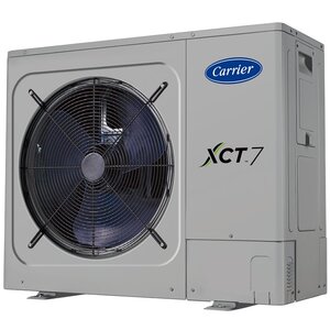 开利直流变频一拖四无电辅热标配提升泵两室两厅全气候中央空调