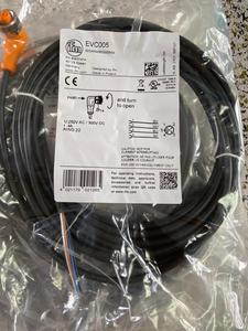 德国IFM易福门带插头电缆EVC001 004 M12插头2米线长PUR材质议价