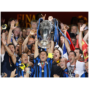 现代简约国际米兰三冠王欧冠冠军客厅卧室房间挂画壁画无框装饰画