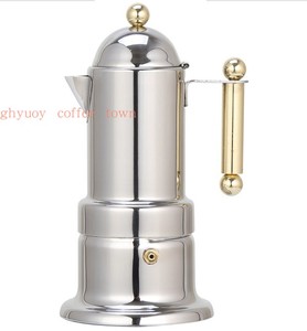 意式欧式不锈钢浓缩煮咖啡壶家用萃取咖啡机摩卡壶便携明火