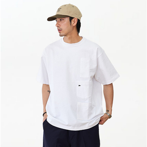 beams ssz pilgrim surf supply联名多袋日系短袖男宽松潮牌t恤潮