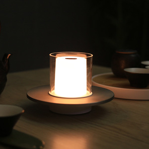 新特丽欧美LED氛围礼物充电创意蜡烛台灯酒店吧台卧室床头小夜灯