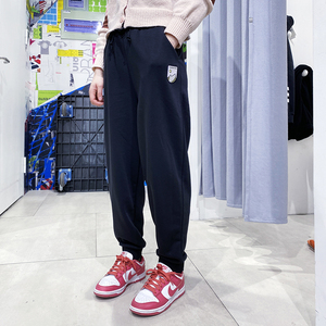 adidas阿迪达斯neo女运动休闲束脚收口透气针织长裤hi4648 he4482