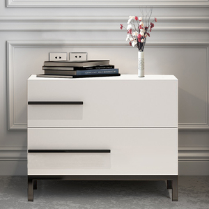 床头柜白色多功能