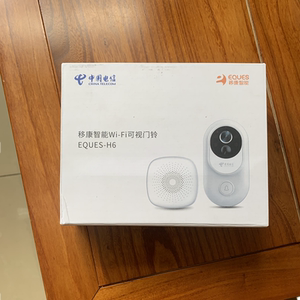 移康 eques-h6 智能wifi可视门铃 电信小翼管家版