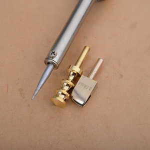 DIY皮革工具配件黄铜封边器烫边线器 烙铁头电烙铁 押捻压槽 起鼓