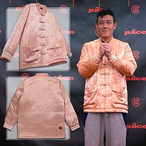 clot blue silk陈冠希长袖衬衫中国风丝绸唐装外套休闲男5人付款980