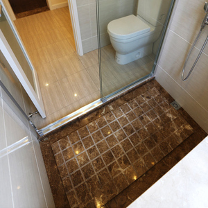 大理石淋浴房挡水条台面定做天然窗台石人造石材防滑石地面拉槽