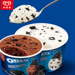 和路雪oreo奥利奥杯巧克力香草口味冰淇淋冰激凌小杯网红雪糕