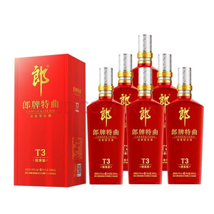 古蔺郎牌特曲t3郎酒精英版五粮50度浓香型白 酒整箱装红色礼品酒