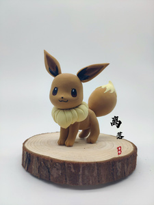 【离落】精灵宝可梦伊布家族超轻粘土手办周边展示